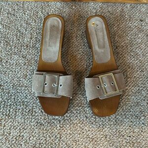 Anthropology wooden sandles